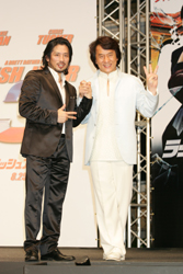 ステージの上で…