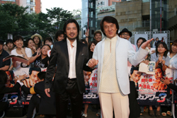 レッドカーペットにて