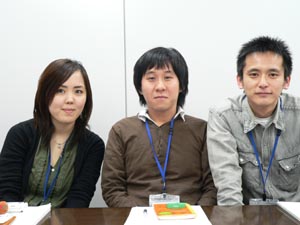 吉村さん、森さん、佐藤さん